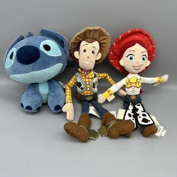 Disney Plush Toy Story Lilo Stitch Stuffed Animals Woody Jessie - Picture 1 of 6